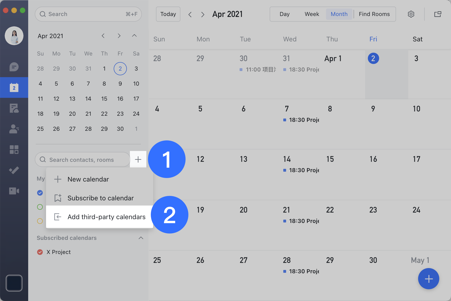 Calendar Sync Outlook calendars with Lark Calend